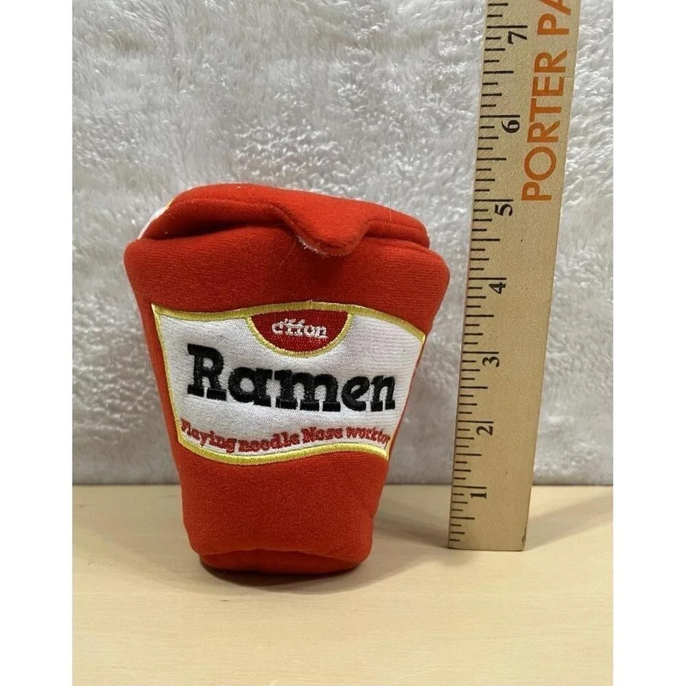 Chewffon Ramen Noodle Nose Work Dog Toy Enrichment Puzzle Plush Treat Hider